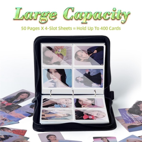 Kpop Twice Trading PhotoCard Binder 400 Photocard Holder Book with Sleeves - Picture 4 of 7